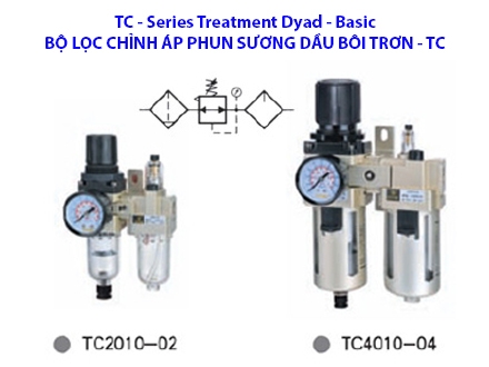 Bộ lọc chỉnh áp phun sương dầu bôi trơn - TC