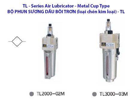 Bộ phun sương dầu bôi trơn (loại chén kim loại) - TL